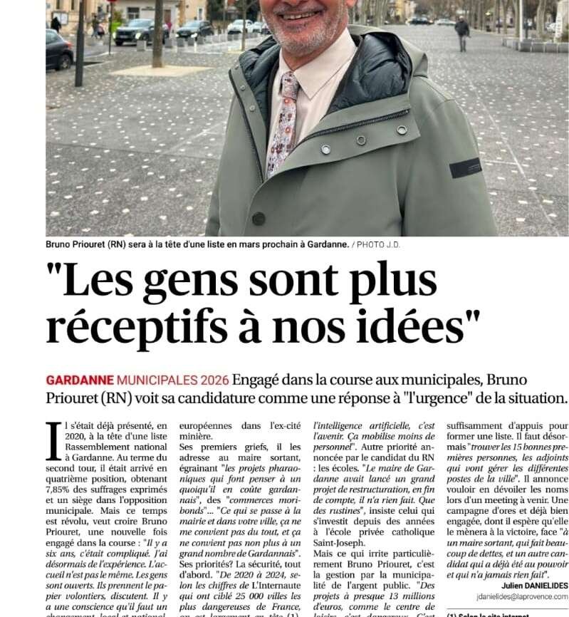 Interview Bruno Priouret La Provence